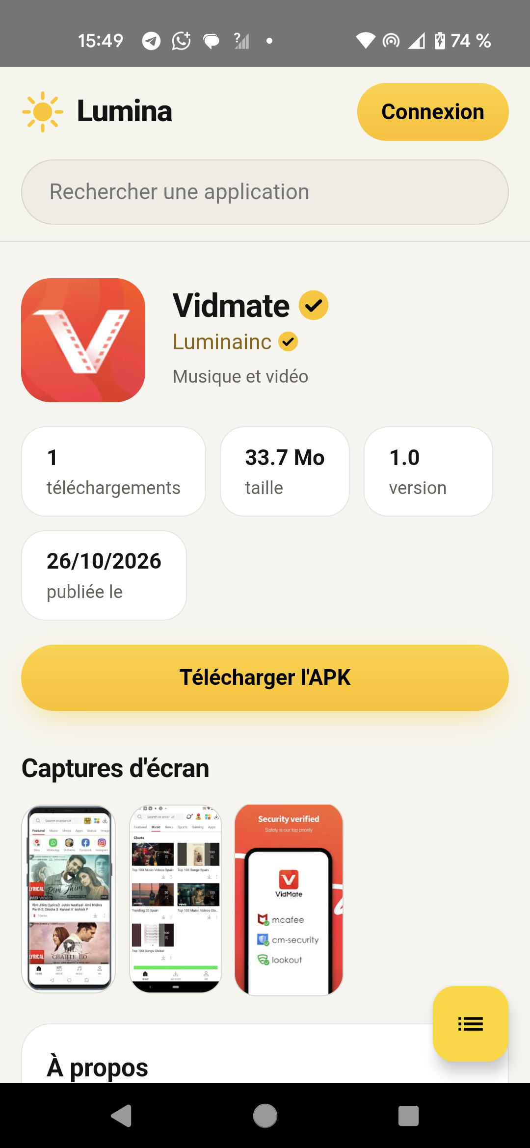 Capture d'écran 2 de Lumina Stor